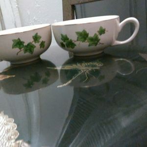 Antique set of  wide mouth China cups